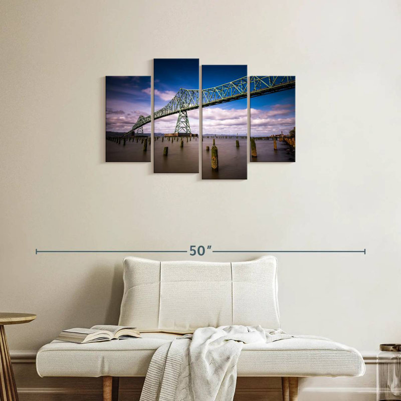 Lilie Astoria Megler Bridge, H 22 po x l 36 po