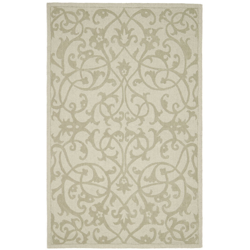 Montreal Hand Loomed Wool Abstract Rug, Rectangle 5' x 8'
