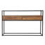 Console en verre avec rangement
