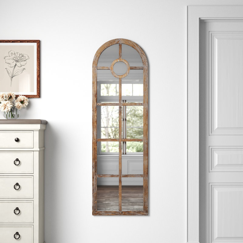 Heywood Solid Wood Arch Wall Mirror
