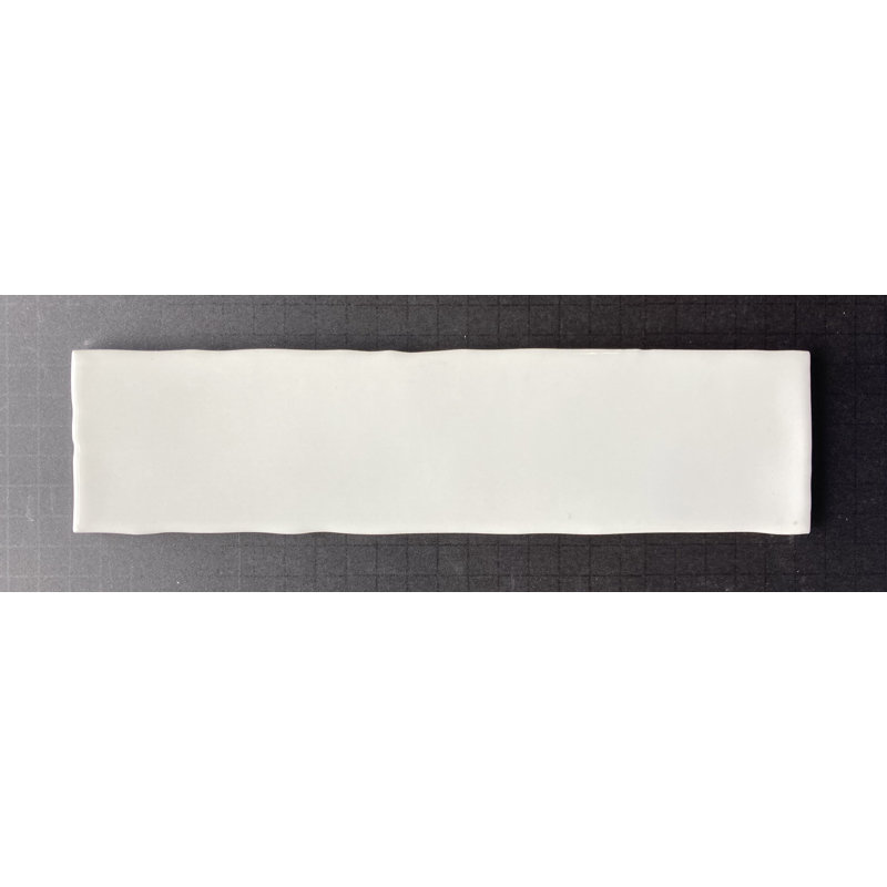 Guastavino 3" x 12" Ceramic Subway Tile, Arctic White