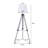 Chahna 56.5'' Weathered Gray Tripod Floor Lamp