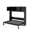 Grand lit escamotable avec armoires de rangement-1869629254