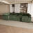 Knaack Plush Wide Corduroy Large Sectional Modular Sofa, Livingroom 8 Seats 137.8'' Wide Sofa Bed With Detachable Back/Seat Cushions-329374770