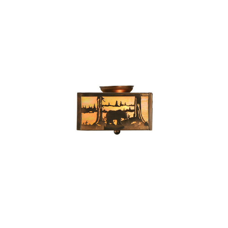 Rustic Lodge 2 - Light Flush Mount