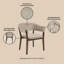 Fauteuil de salle à manger Blake-1595375942