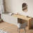 55.2 in.  W scalable makeup table with 6 storage drawers