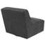 Chaise pivotante rembourrée sans accoudoirs -1653473434