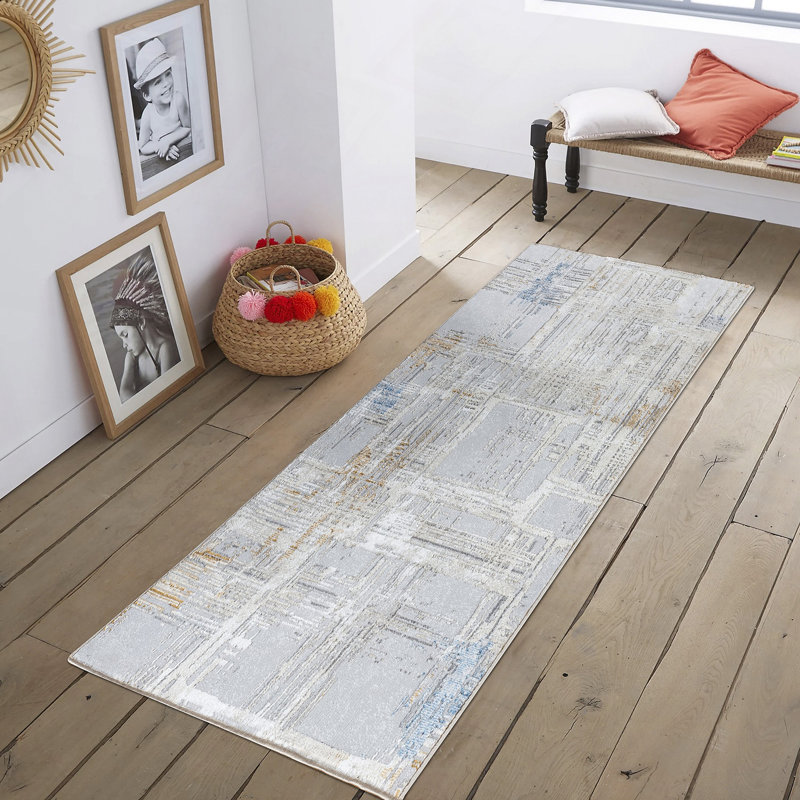 Tapis multicolore Textures, Rectangle 7 pi 10 po x 9 pi 10 po