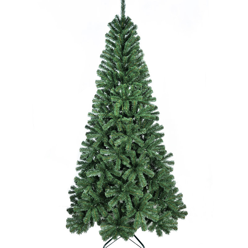 Arbre de Noël artificiel de 7 pi avec 774 pointes, branches articulées pour une installation et un démontage rapides, base en métal solide, parfait pour les petites salles de fêtes, avec rangement pratique,