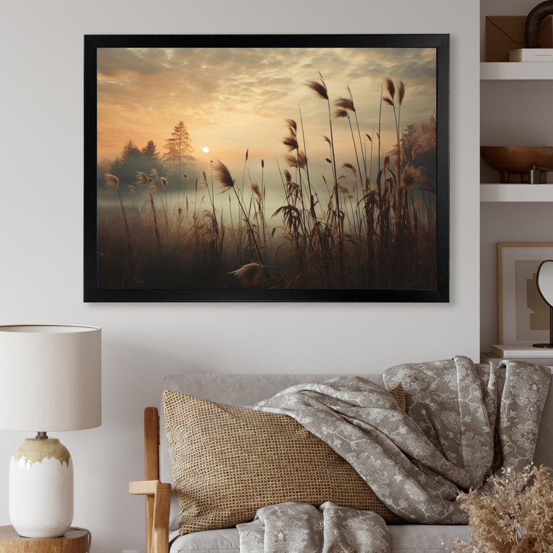 «Sky Ethereal Embrace I», impressions sur toile, H 12 po x l 20 po x P 1 po, Cadre simple noir