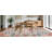 Washable Area Rug, Non-Slip Low Pile Stain Resistance Rug with Peacock and Deer, Animal Carpet for Living Room, Bedroom, Dining Room-49031359-49031358