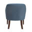 Fauteuil rembourré en tissu bleu 1 pièce Moderne-298733619