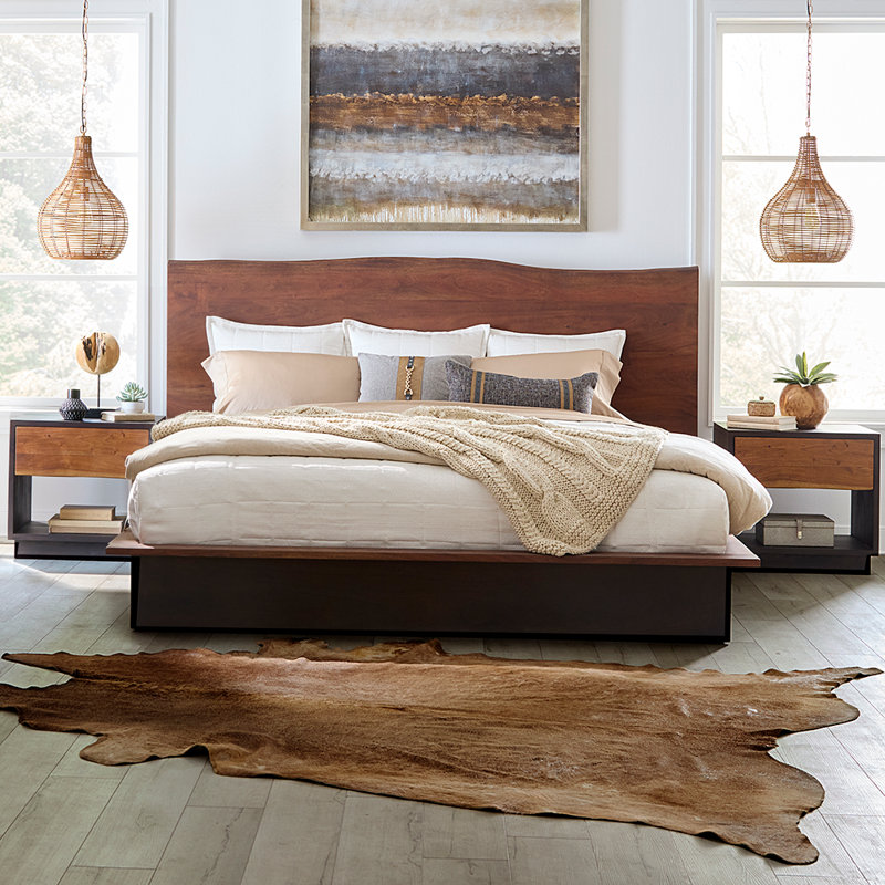 San Marino Solid Wood Bed, King