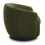 Fauteuil demi-tonneau pivotant rembourré Marcy-101378031