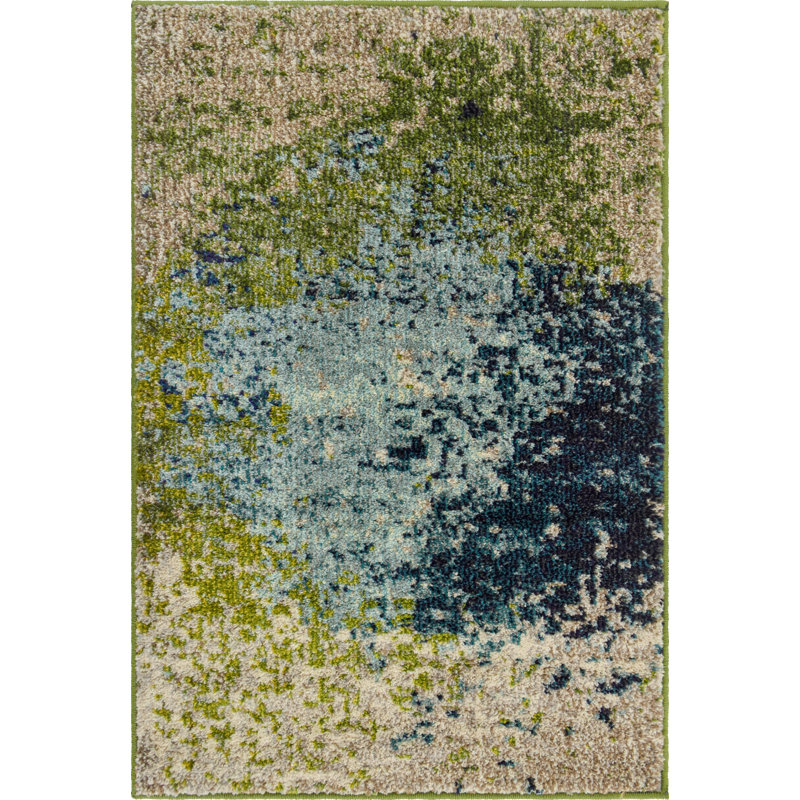 Rizer Washable Abstract Indoor Rug, Rectangle 8' x 10'