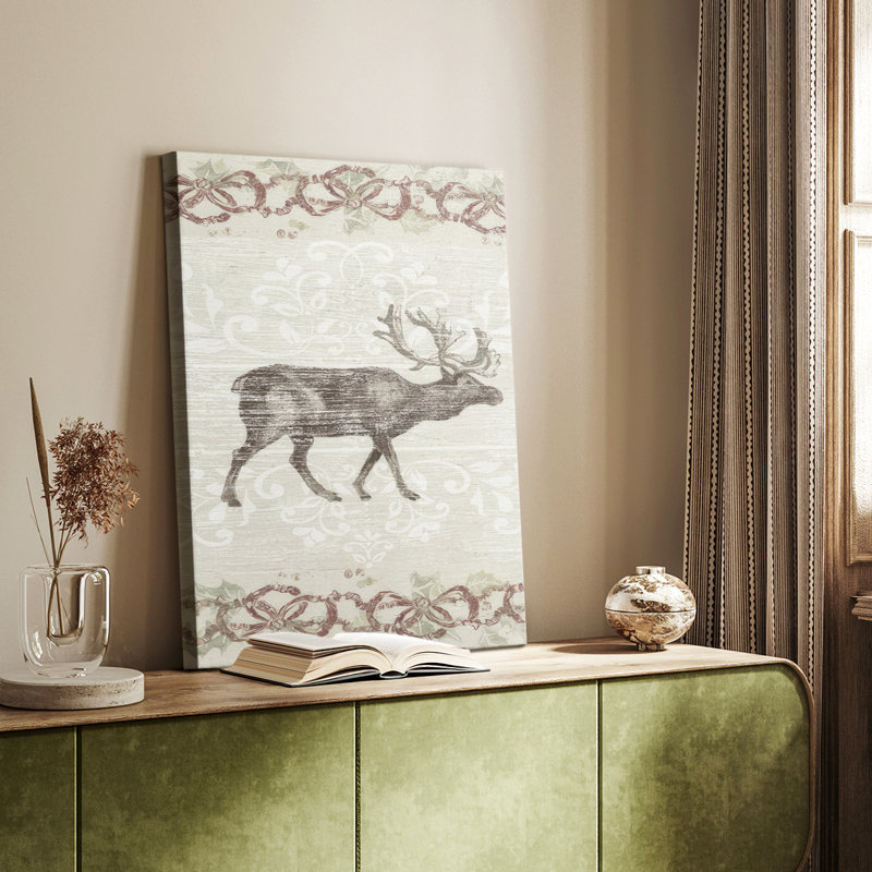 Cabin Christmas Collection B - Gallery Cavas, H 48 po x l 32 po