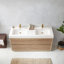 Ensemble de meuble-lavabo double 59,8 po Beira-70529763-70529764