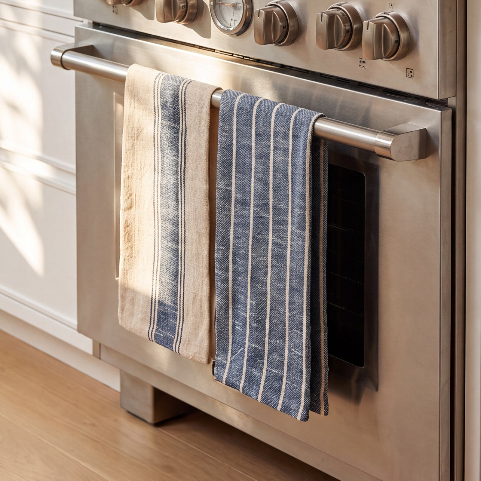 Striped Cotton Tea Towel