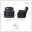 Fauteuil inclinable manuel moderne et contemporain Hanhalyn de 42,5 po avec revêtement en similicuir de première qualité et siège à ressorts ensachés-61083188