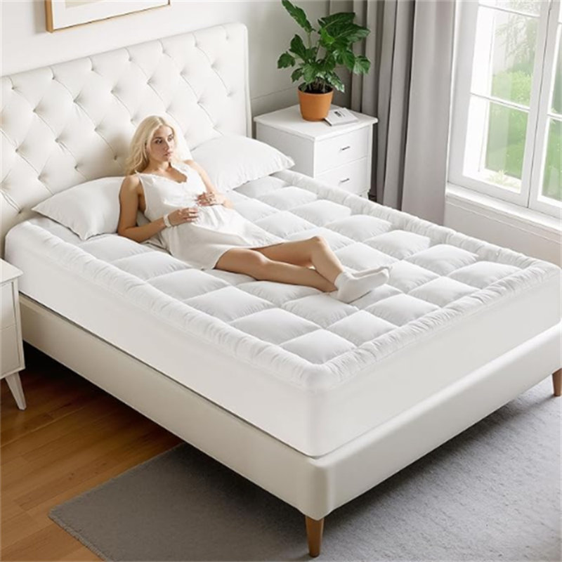 Housse de protection antidérapante pour matelas, Très grand lit