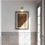 Modern Brass Wall Light with Glass Shade, Decorative Bedside & Hallway Sconce, Soft Ambient Lighting-462209950