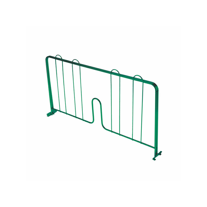 Séparateur de tablettes à pression, Époxy vert, H 9,63 po x l 2,13 po x P 14,5 po