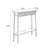 Black Walnut Color Solid Wood Rectangular Console Table-332135474