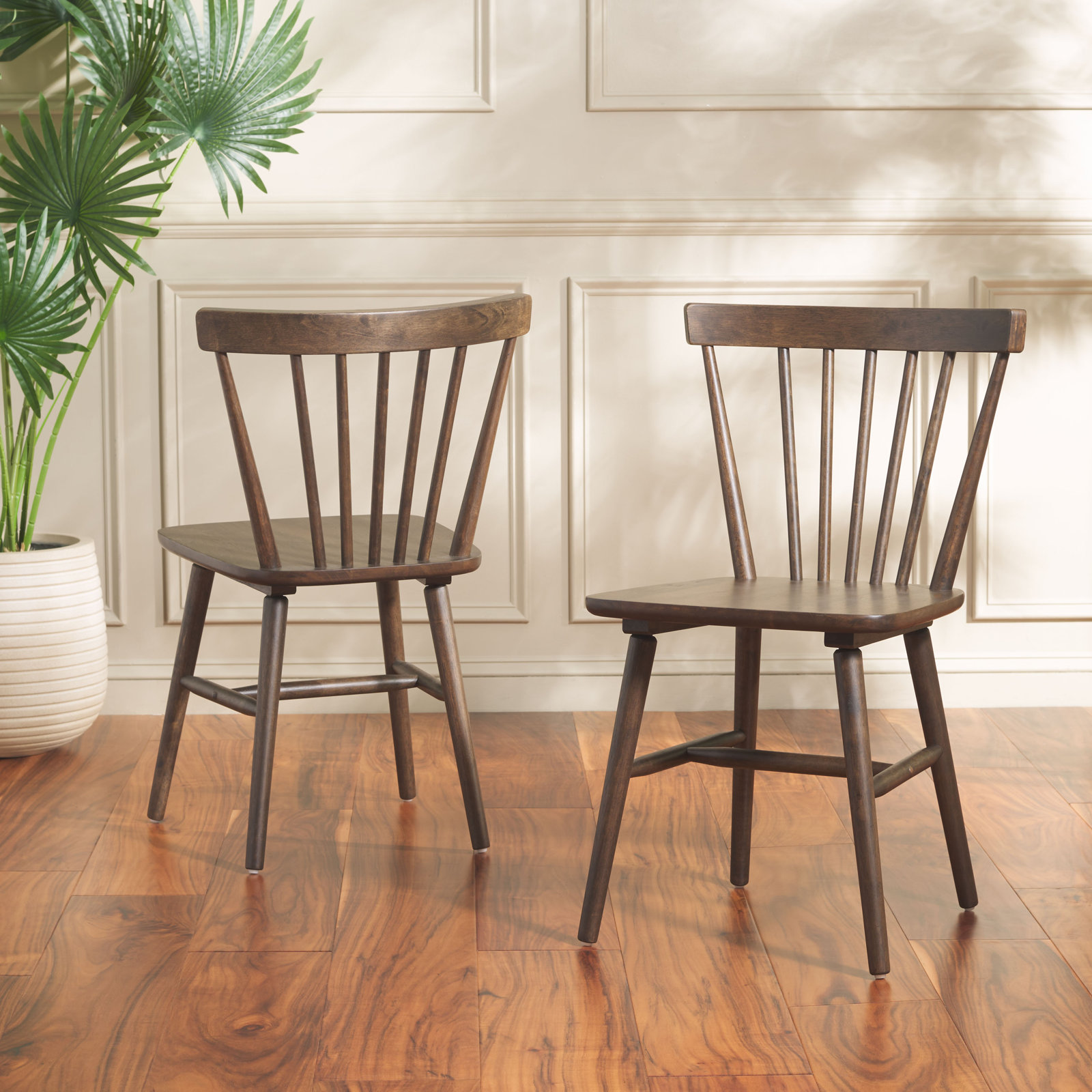 Antoya Dining Chair, Dark Walnut