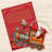 Santa's Train Wooden Ornament by G. Debrekht