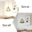 Luminaire suspendu en verre coloré à grille pour le vestibule de la chambre à coucher (ampoule e26 3 couleurs incluse)