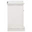 Table de chevet 2 tiroirs Vintage White avec double USB