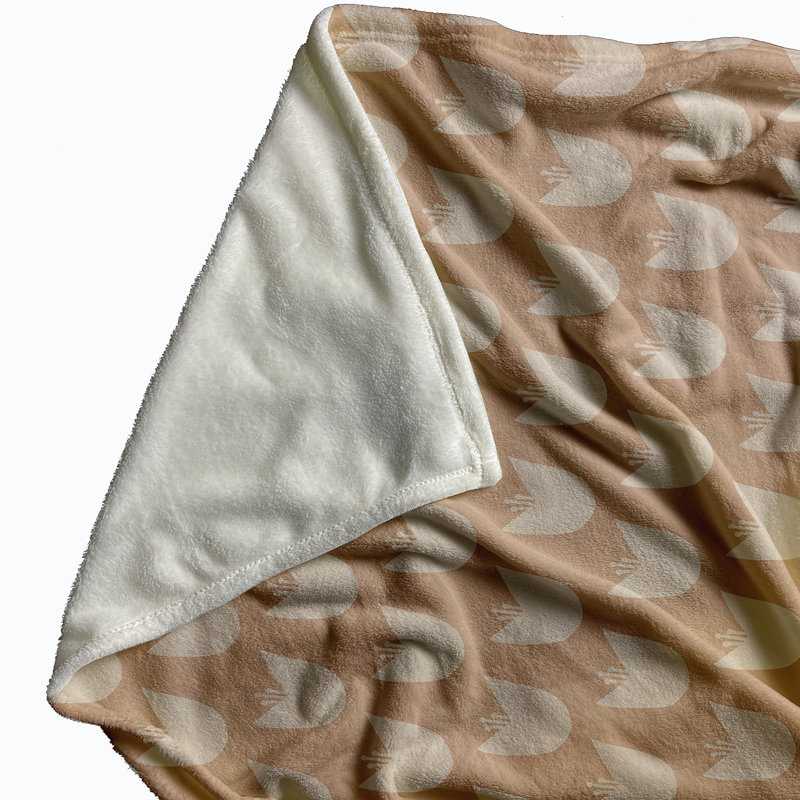 Cyprian Plain Weave / Muslin Throw Blanket, Taupe