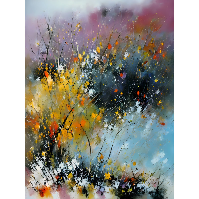 Fleurs sauvages et merveilles, H 32 po x l 24 po