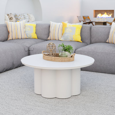 Table basse Palmier - blanc