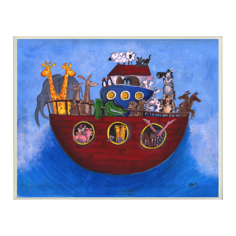 Emery «Noah's Ark», reproduction d'art sur plaque murale