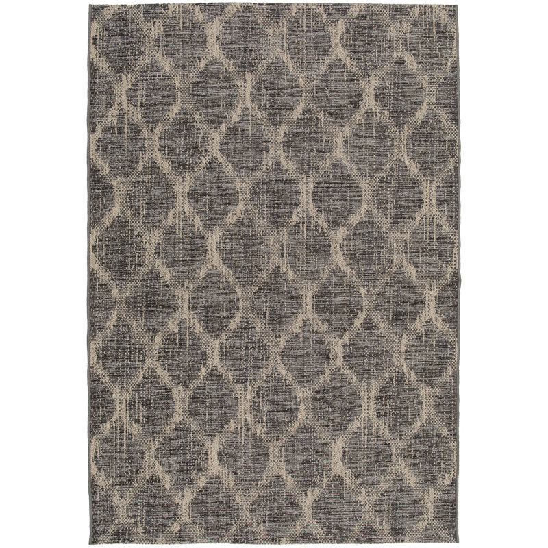 Hofmeister Flatweave Black/Brown/Taupe Rug, Rectangle 120 x 170cm
