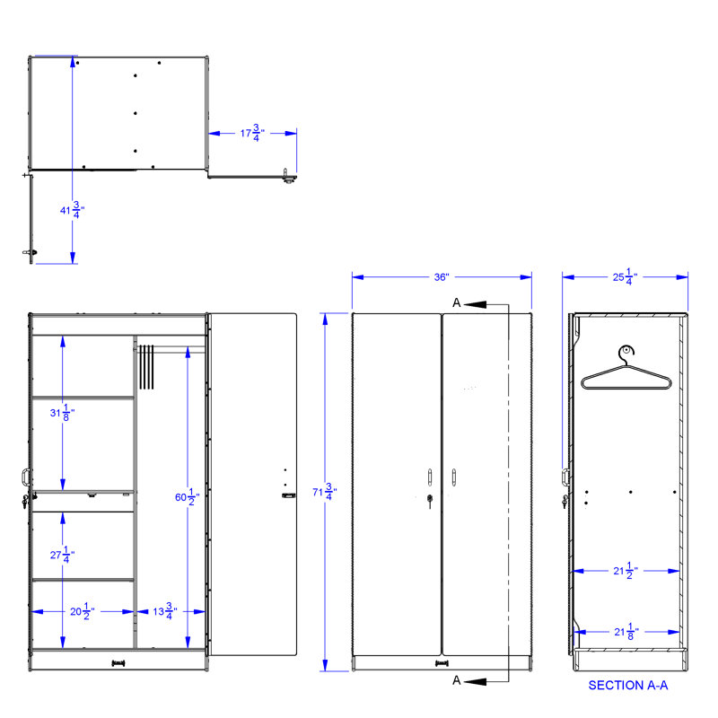 Jonti-Craft® Wardrobe Closet Deluxe