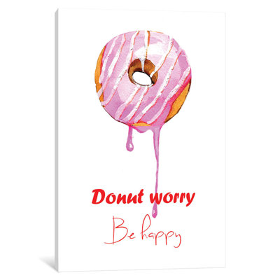 Donuts Single by Rongrong DeVoe - No Frame Print on Canvas