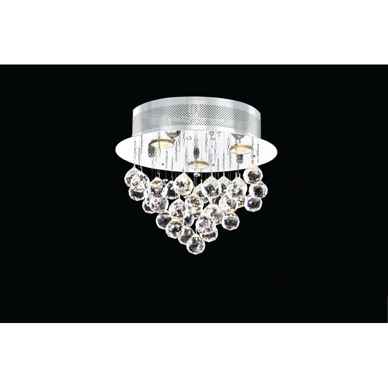 Crystal Rain Crystal Flush Mount