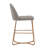 Ainhoa Upholstered Counter Stool with Metal Frame-1387059719