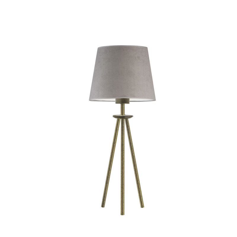 Als Metal Table Lamp, Grey, Gold