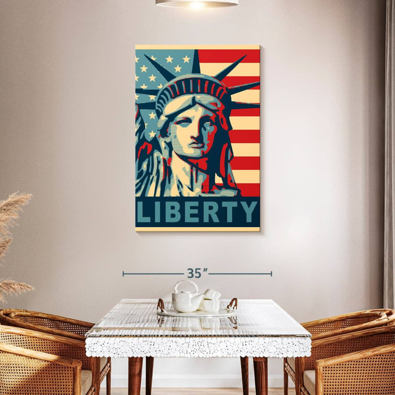 Liberty Poster, 45" H x 30" W