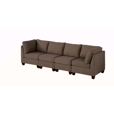 ENSEMBLE MODULAIRE - 4 pièces en café noir