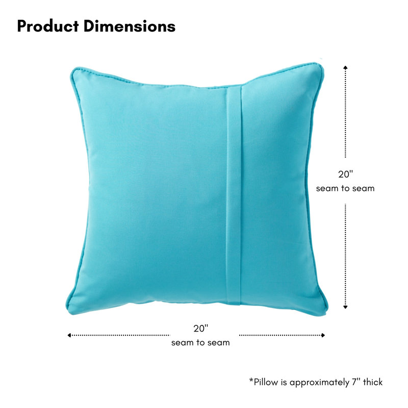  Coussin Sunbrella, Ensemble de 4, Toile aruba