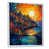 White Floater Framed