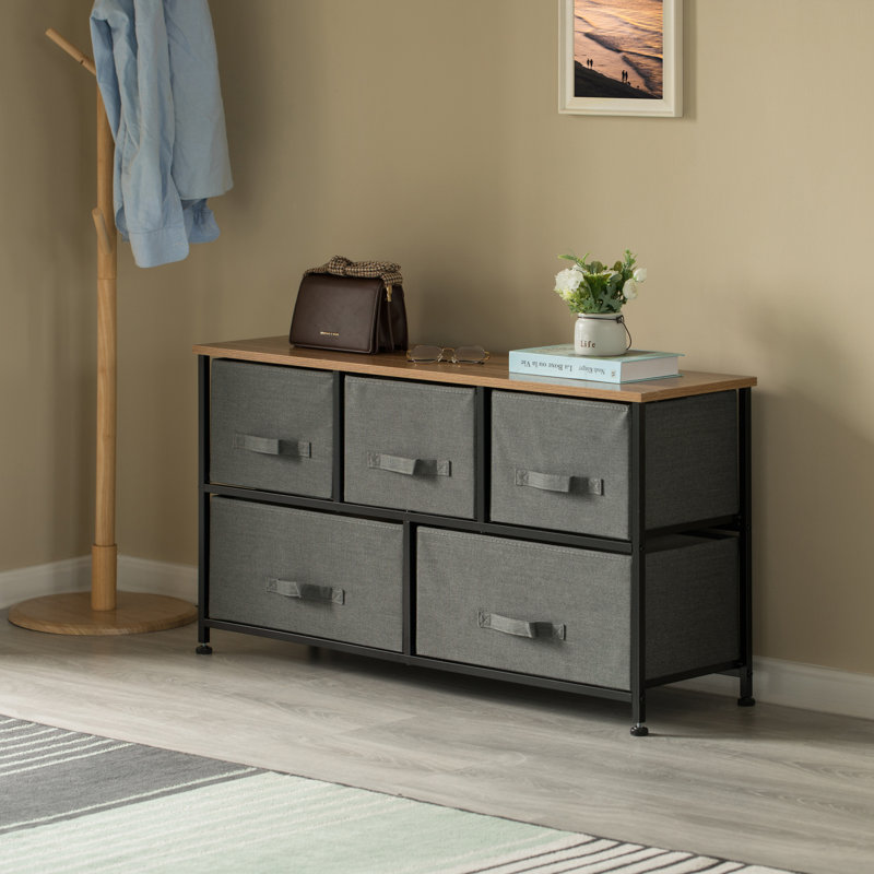 Commode décorative de tiroir de rangement Pitsburg