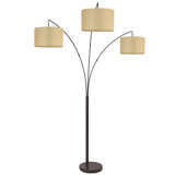 Waukena 80'' Bronze Tree Floor Lamp