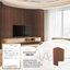 94.5" × 11.8" 3D Flexible Slat Wall Panels for Interior Wall Décor Oiled Walnut Wall Slat (2 Pack/15.5 sq.ft)-126710800