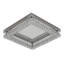 Aazim Chrome LED Flush Mount